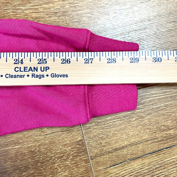 Peloton Womens M Pink Logo Everyday Oversized Crewneck Sweatshirt Pull Over New - Picture 8 of 9